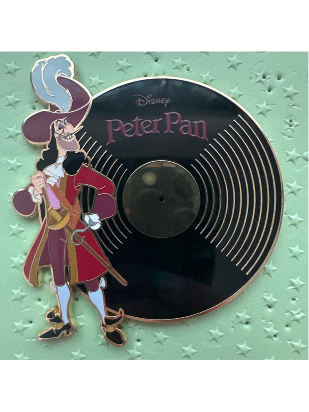 PALM Captain Hook Villains Vinyl Records Jumbo Mystery Pin LE 500